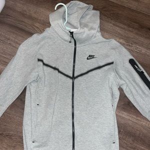 Nike Tech Fleece Hoodie Dark Heather Grey (S)